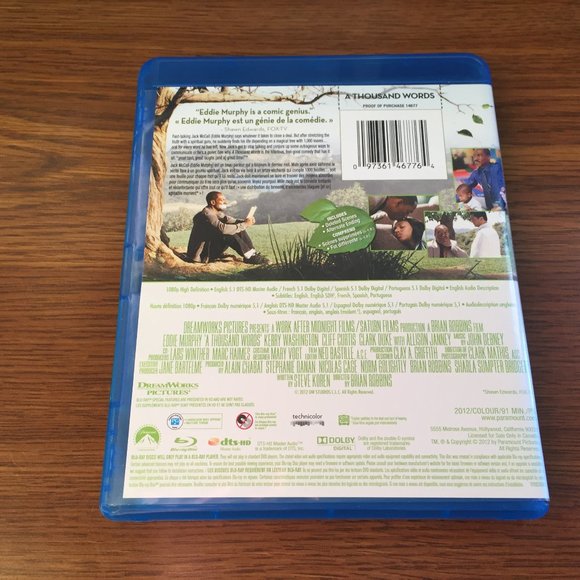 A Thousand Words Blu ray - Picture 2 of 4